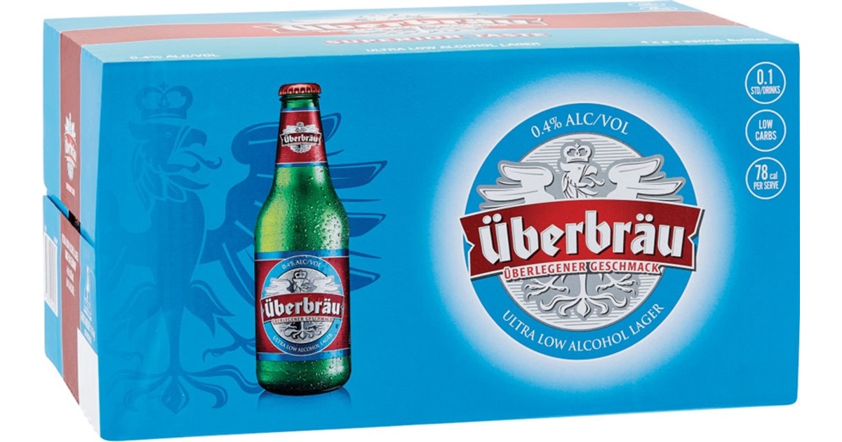Uberbrau Ultra Low Alcohol Lager Best Prices & Price History Midday Somewhere